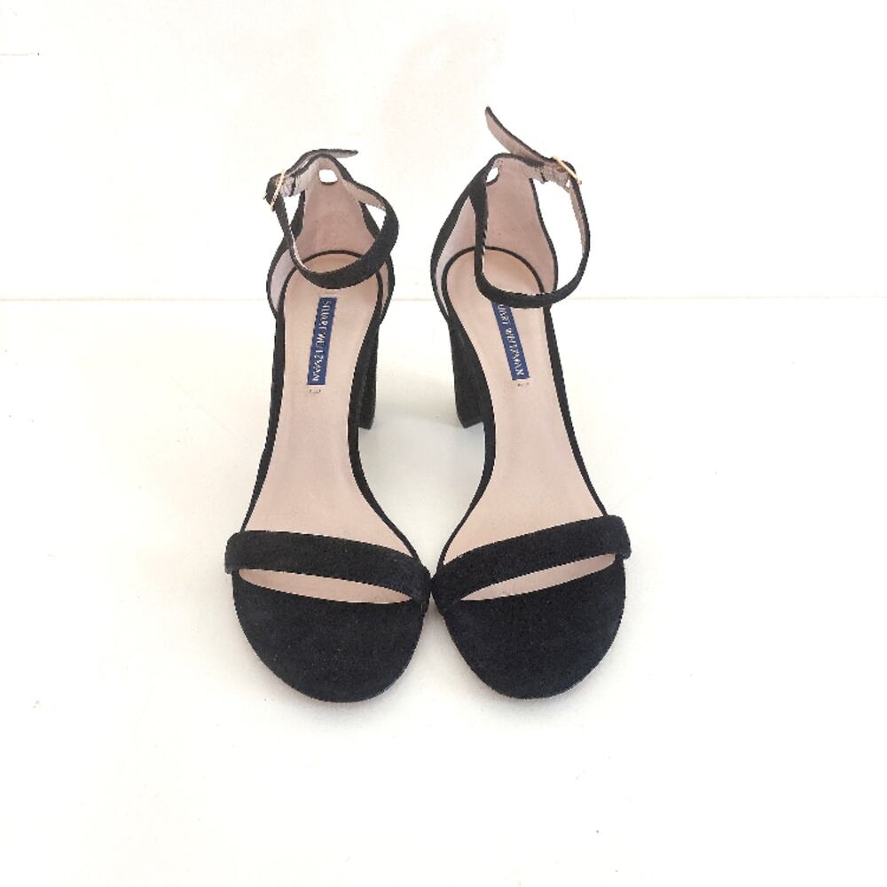 Stuart Weitzman Nearlynude Women's Suede Sandals - 9